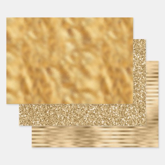  Glam Gold Inpakpapier Vel (Set)