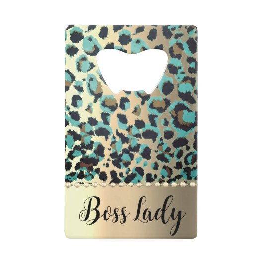 Glam Gold Leopard Boss Lady (Devant)