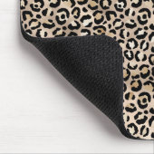 Glam Gold Leopard Print Muismat (Hoek)