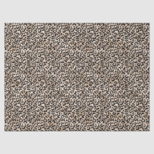 Glam Gold Leopard Print Ombre Tissuepapier