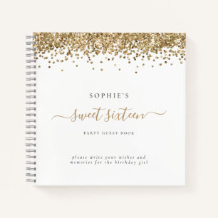 Glam Gold Parties scintillant Sweet 16 Autre livre