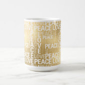 Glam Gold Peace Love Koffiemok (Center)