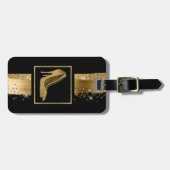 Glam Gold Stilettos Bagagelabel (Voorkant horizontaal)