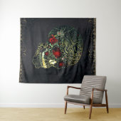 Glam Gothic Filigree Wandkleed (In Situ (horizontaal))