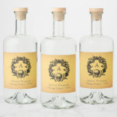 Glam gothique | Étiquette de bouteilles de liquide (Bouteilles)