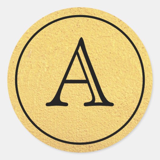 Glam gothique | Sticker | Or (Devant)