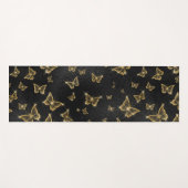 Glam goud- en zwarte vlinders yogamat (Voorkant (horizontaal))