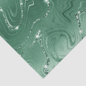 Glam Green Glittery Glitz Tissuepapier (Detail)