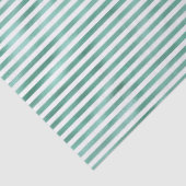 Glam Groen Witte Strepen Tissuepapier (Detail)