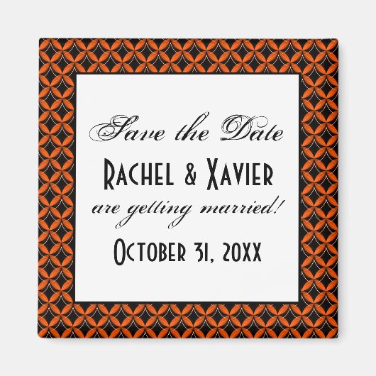 Glam Halloween in de stad Magneet (Voorkant)