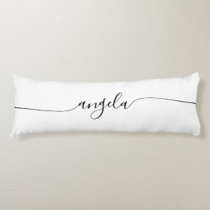 Glam handtekening naam lichaamskussen