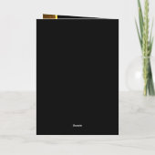 Glam Happy New Year Steampunk Champagne Feestdagen Kaart (Achterkant)