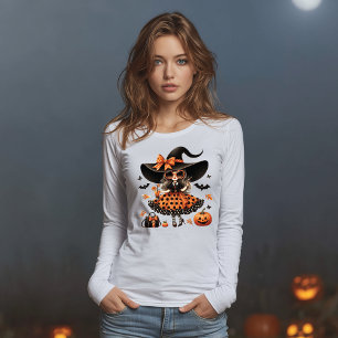 Glam Heks Zonnebril & Vleermuizen Halloween Tri-Blend Shirt