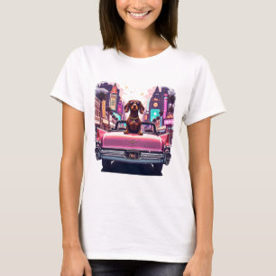 Glam Hond in Vegas Drive T-shirt