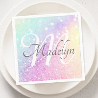 Glam Iridescent Glitter Persoonlijk Kleurrijk