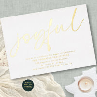 Glam Joyvol Script Kerstfeest Wit Echt