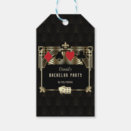 Glam Las Vegas Casino Royale Vrijgezellenfeest Cadeaulabel