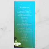 Glam Las Vegas huwelijksprogramma Programma (Achterkant)