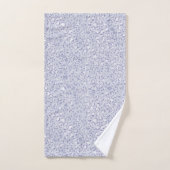 Glam Lavender Lila Paarse luipaard Afdruk Glitter Bad Handdoek (Handdoek)