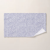 Glam Lavender Lila Paarse luipaard Afdruk Glitter Bad Handdoek (Handdoek)