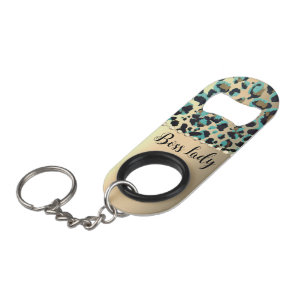 "Glam Leopard Boss Lady Mini Flessenopener