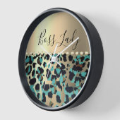 Glam Leopard Gold Metallic Boss Lady (Hoek)