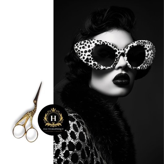 Glam Leopard Print Punk Rock Decoupage Tissuepapier