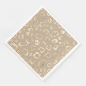 Glam Leopard Spot Pattern Safari Gold ID1154 Servet (Hoek)