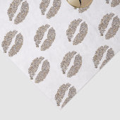 Glam Lips Kiss Glamour Chique Monogram Modern Part Tissuepapier (Detail)