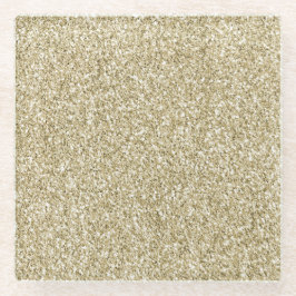 Glam Luxe Glitter Glazen Onderzetter