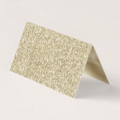 Glam Luxe Gold Glitter Peace Kaart (Achterkant)