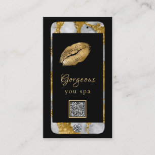 *~* Glam Luxel Telefoon Gold QR LOGO Foto Visitekaartje