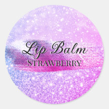 Glam Luxury Purple Custom Beauty Étiquette produit