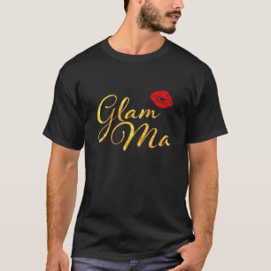 Glam Ma Glamoureuze Granny Nana Grandmothers Red L T-shirt