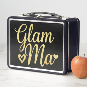 Glam Ma Hart Goud Moeder Oma Moederdag