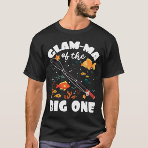 Glam Ma van de grote dag Vist het thema Bday T-shirt
