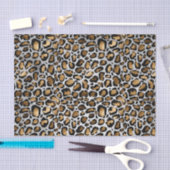 Glam Metallic Large Leopard Print Tissuepapier (Craft)