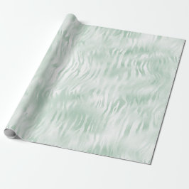Glam Mint Zebra Print Cadeaupapier