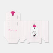 Glam Mode Diva Birthday Party Guest Favor Bedankdoosjes (Uitgevouwen)