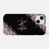 Glam Monogram Pailleté Rose Gold (Verso Horizontal)