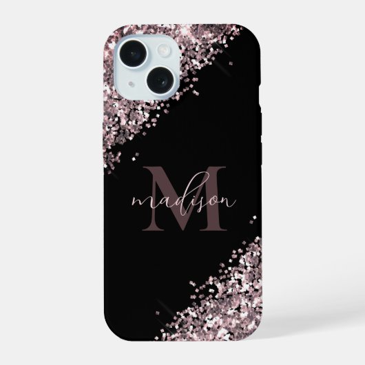 Glam Monogram Pailleté Rose Gold (Verso)
