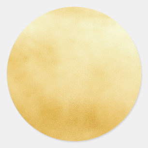 Glam nep gouden metalen ronde stickers
