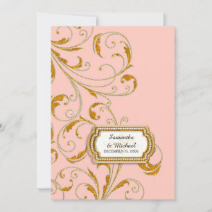 Glam Old Hollywood Regency Black Stropdas Event St Kaart