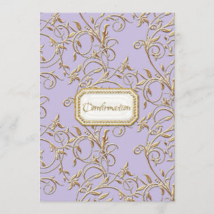 Glam Old Hollywood Regency Girl Cross-bevestiging Kaart