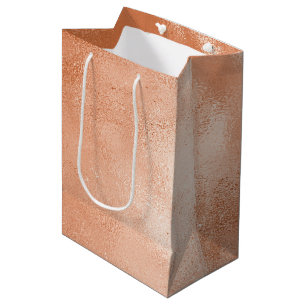 Glam Oranje Peach Spice Verjaardag Medium Cadeauzakje