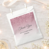 Glam Paarse roze roze roodbruin Goud Hartelijk dan Bedankzakje (Geknipt)