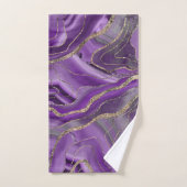 Glam Parties scintillant dorée gris violet n° 1  (Serviette à main)