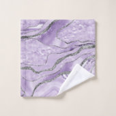 Glam Parties scintillant en argent de l'agate de l (Gant de toilette)