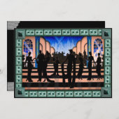 Glam Party Kaart (Voorkant / Achterkant)