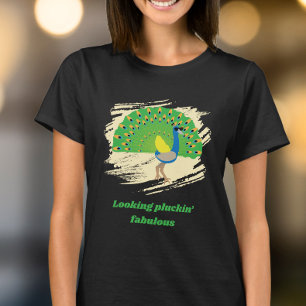 Glam Pauw Glans Pun Ontwerp T-shirt